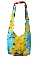 Cross Sign Tie Dye Cotton Bag