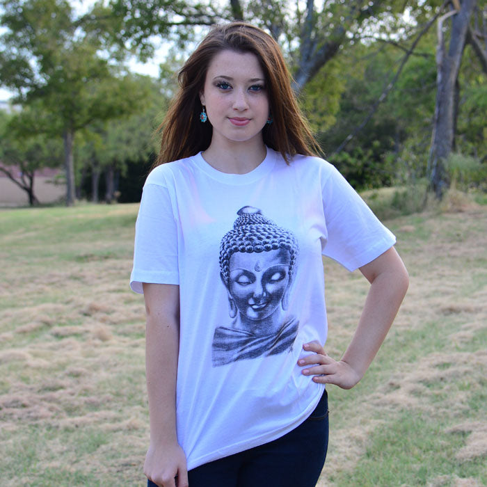 White Buddha T-Shirt