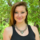 Ethnic Tibetan Handmade Necklace with Turquoise & Coral Inlays