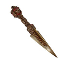 7" Vintage Oxidized Copper Phurba Set