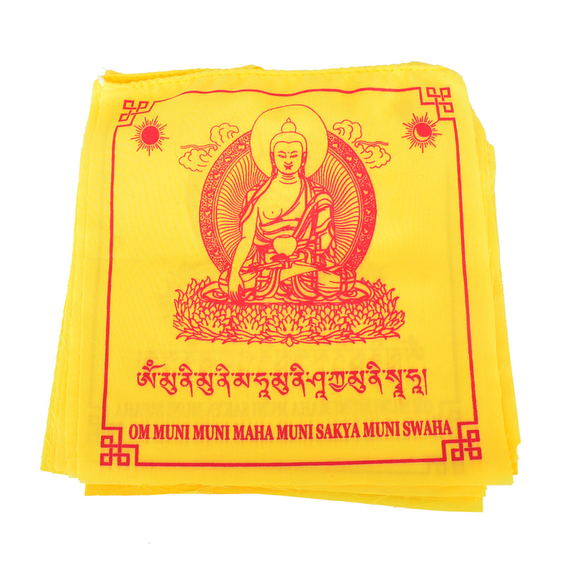 Shakyamuni Buddha Prayer Flag (set of 10)