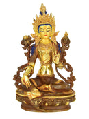 9" Gold Plated Dolma (Green Tara)