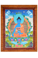 Hand Painted Medicine Buddha Thangka
