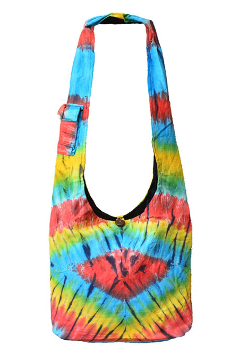 Diamond Design Tie Dye Cotton Bag