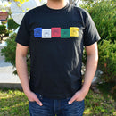 Black Prayer Flag T-Shirt