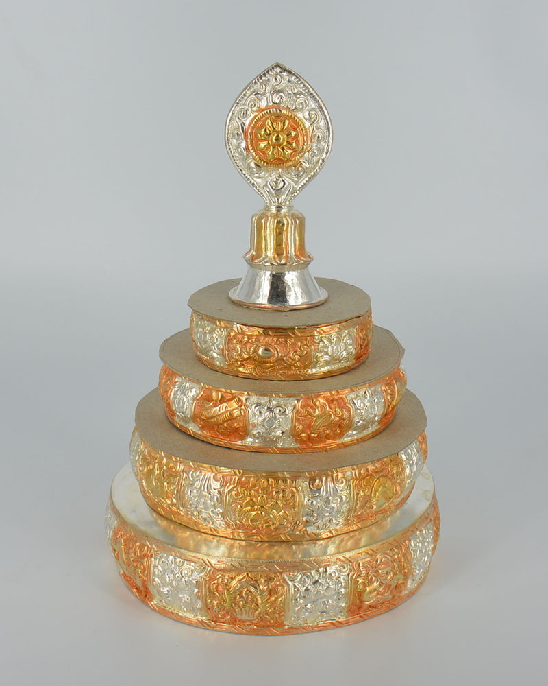 5.5” Gold & Silver Plated Mandala