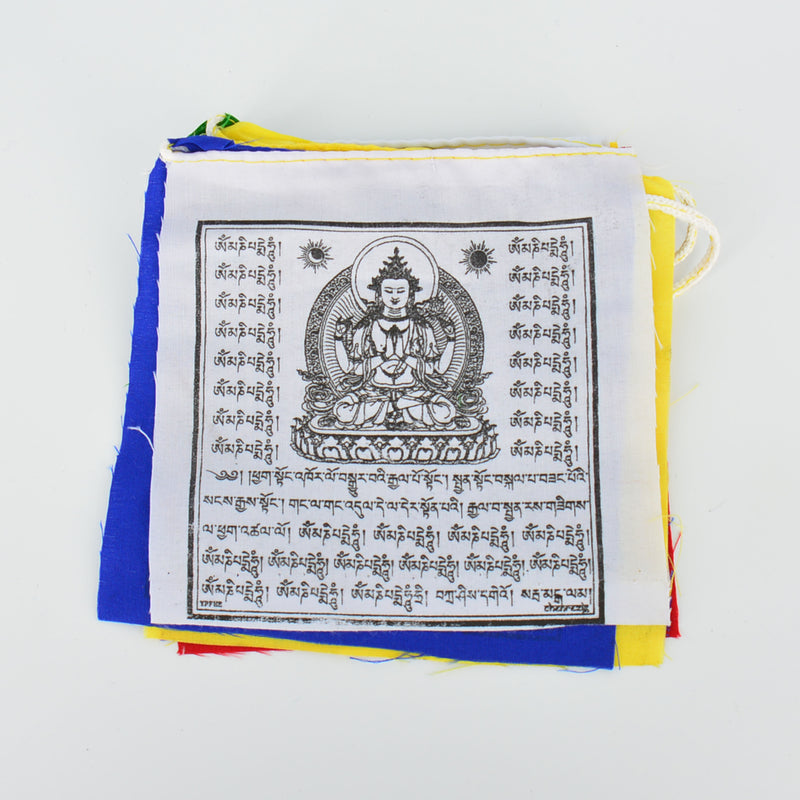 Small Combo Prayer Flag (set of 10)