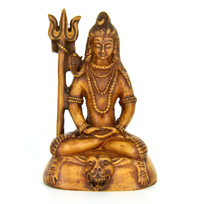 5" Shiva Statue with Tiger base