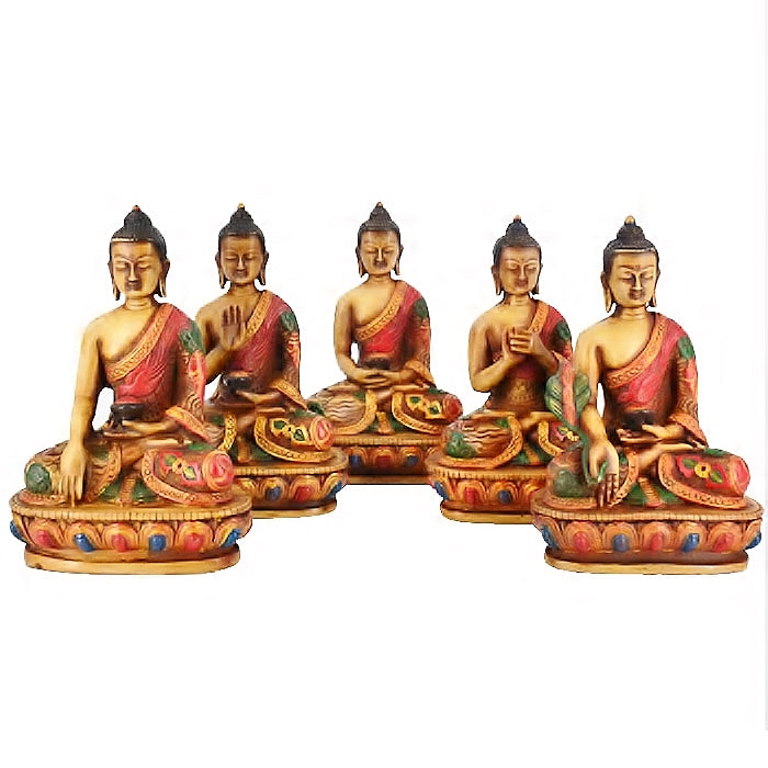 Set of 5- Dhyani Buddha (Pancha Buddha)