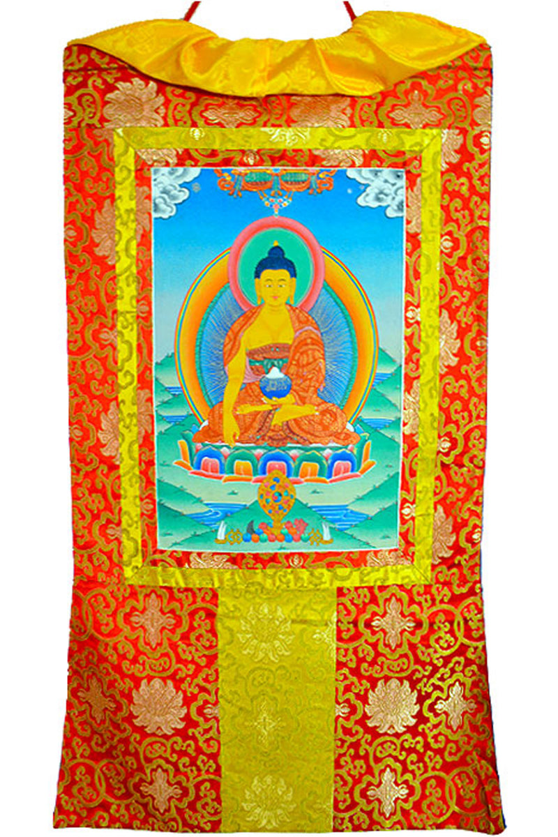 Hand Painted Shakyamuni Buddha Thangka