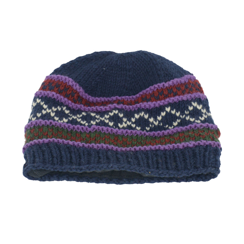 Unisex Wool Knit Cap Skullies Beanie Hats Soft Stretchy Cap W/Fleece Lining